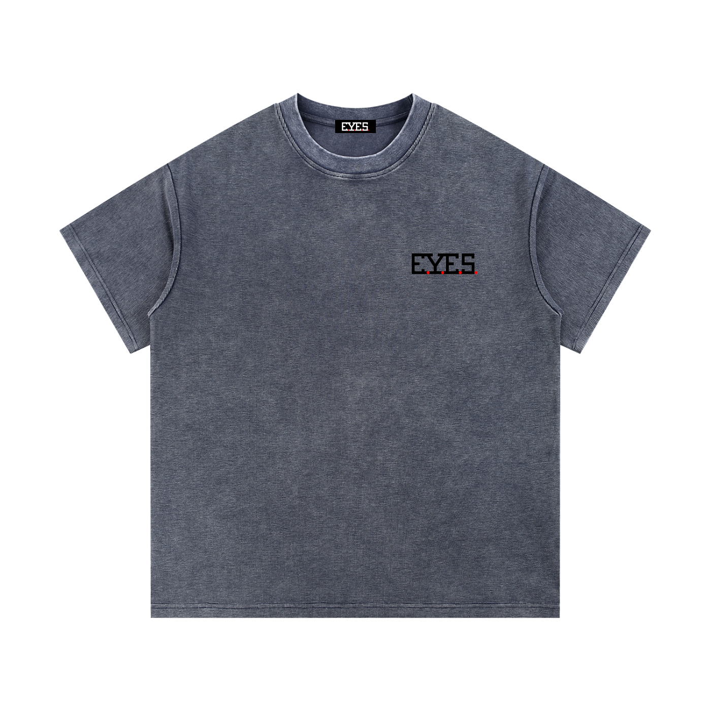 Mineral Wash Waffle Knit T-Shirt