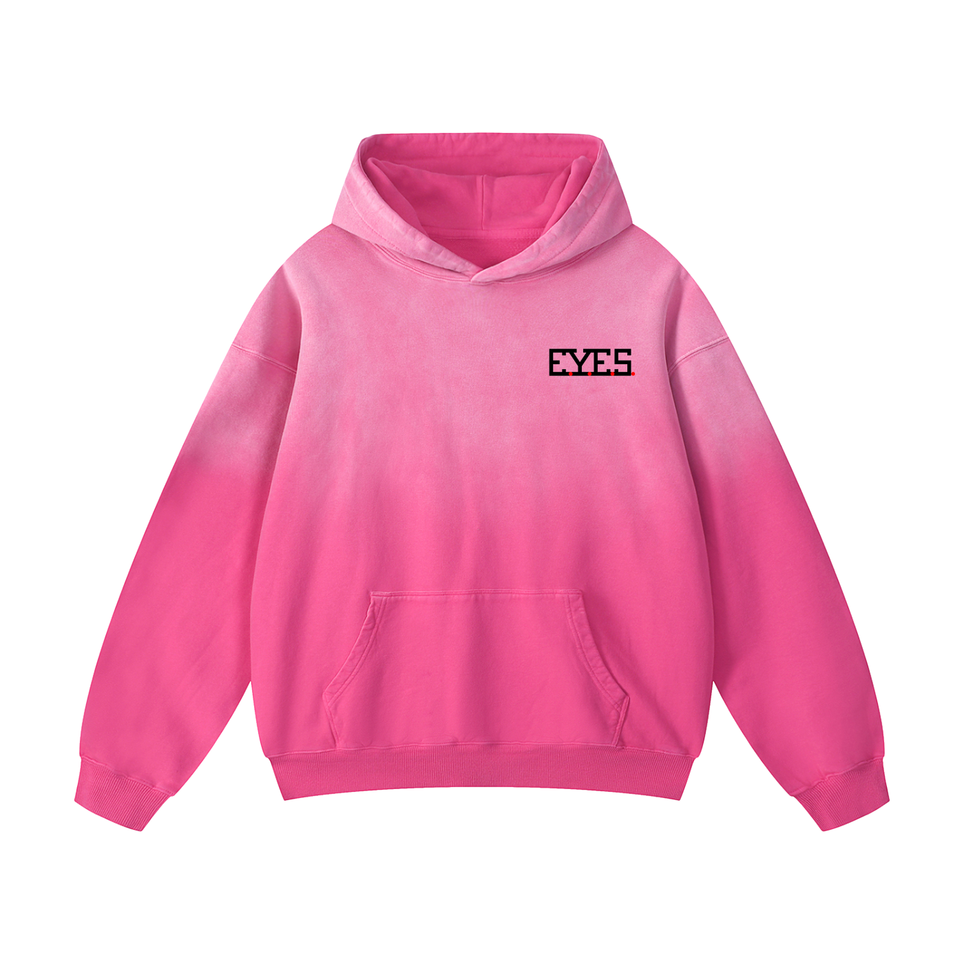 Pink Heavyweight Sunfade Oversized Hoodie